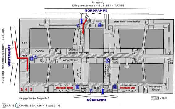 CBF - Lageplan - Hauptgebäude EG