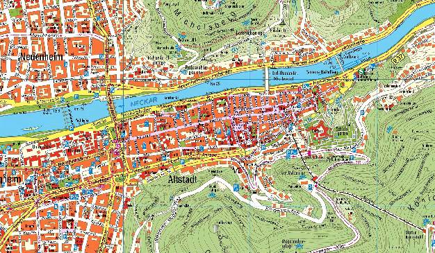 Stadtplan Heidelberg